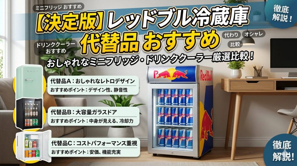 レッドブル冷蔵庫代替え品オススメ