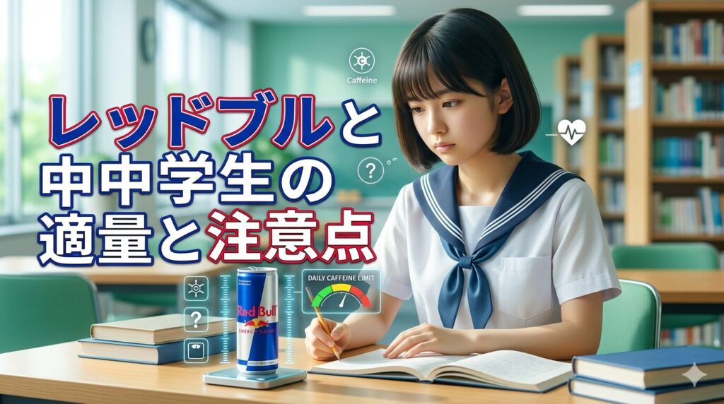 レッドブルと中学生の適量と注意点
