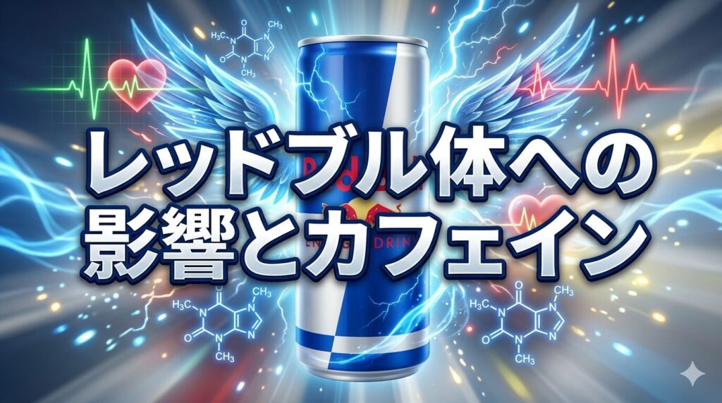 レッドブル体への影響とカフェイン